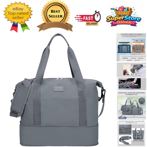 Stylish dark grey cabin bag - dark,